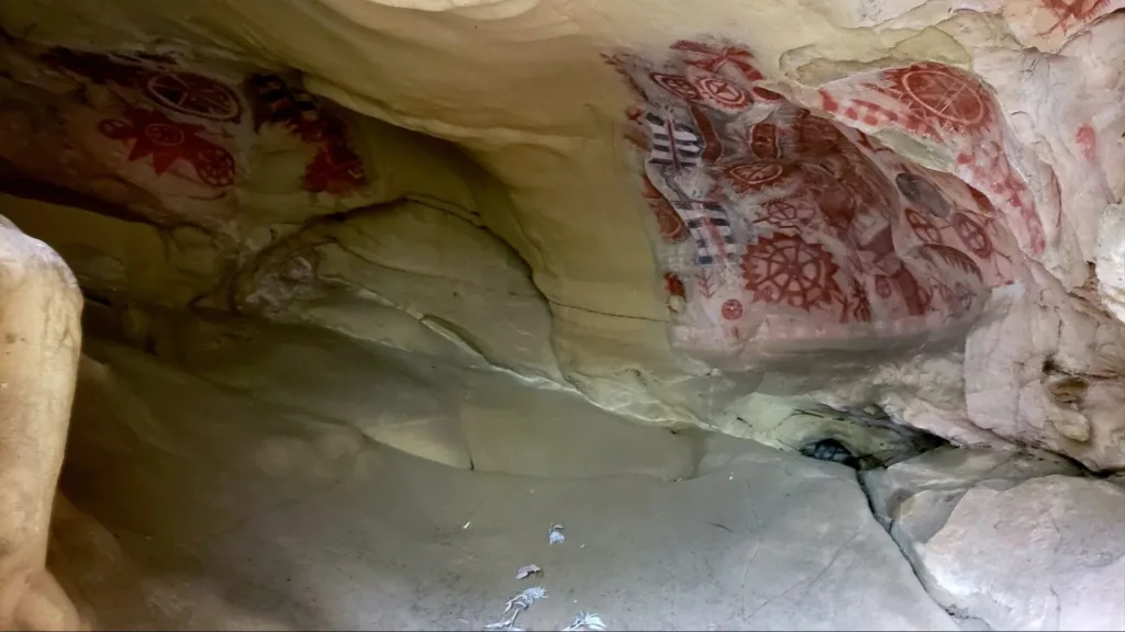 chumash painted caves inside