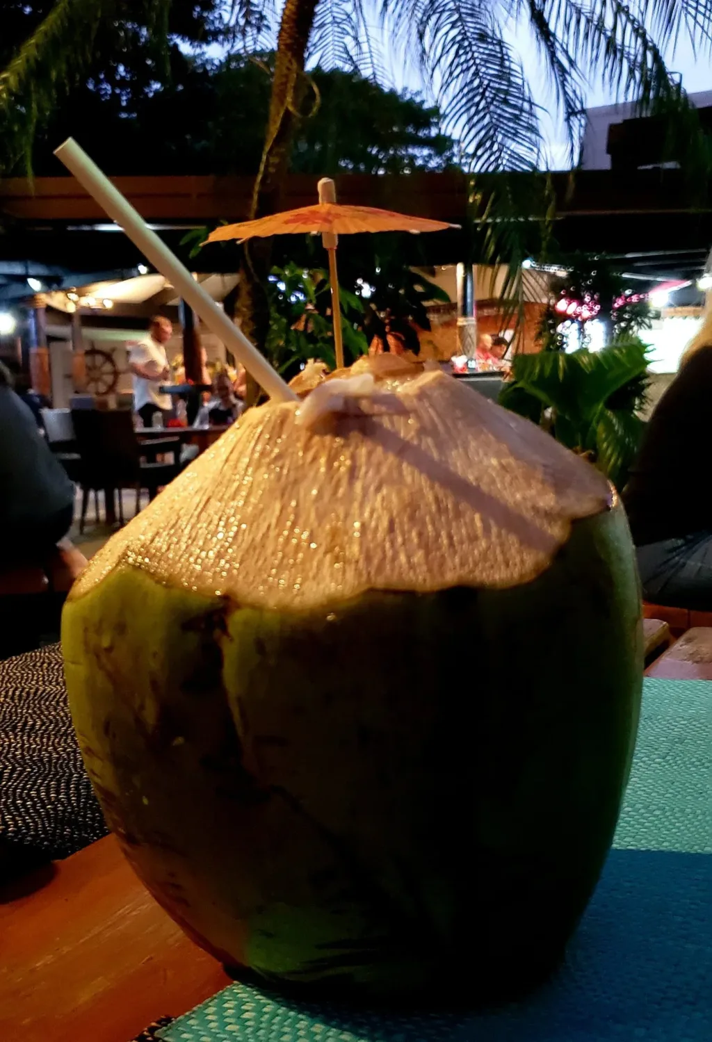 first landing resort fiji fresh coconut