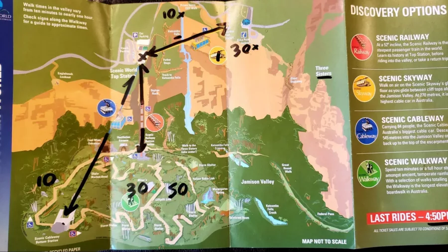 nsw scenic world map