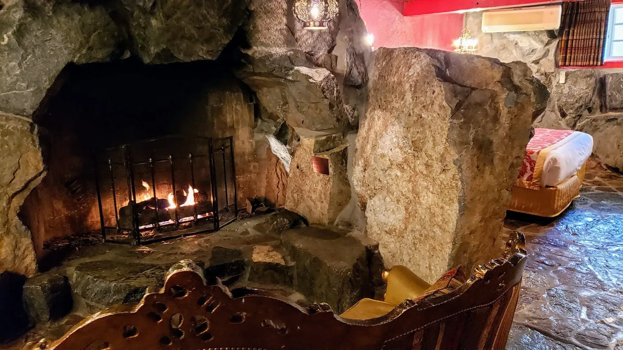old world fireplace madonna inn