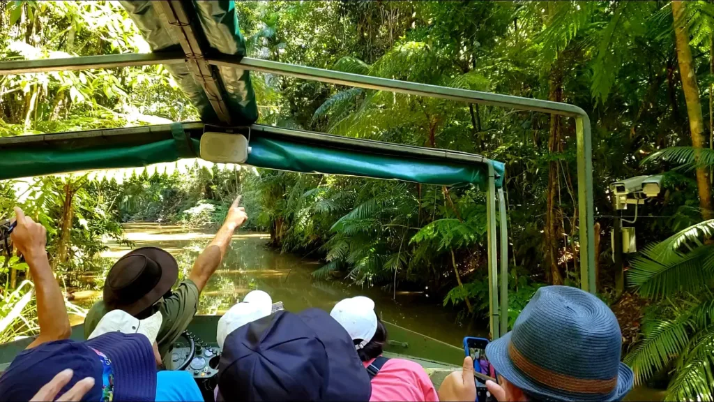 rainforestation duck boat guide water