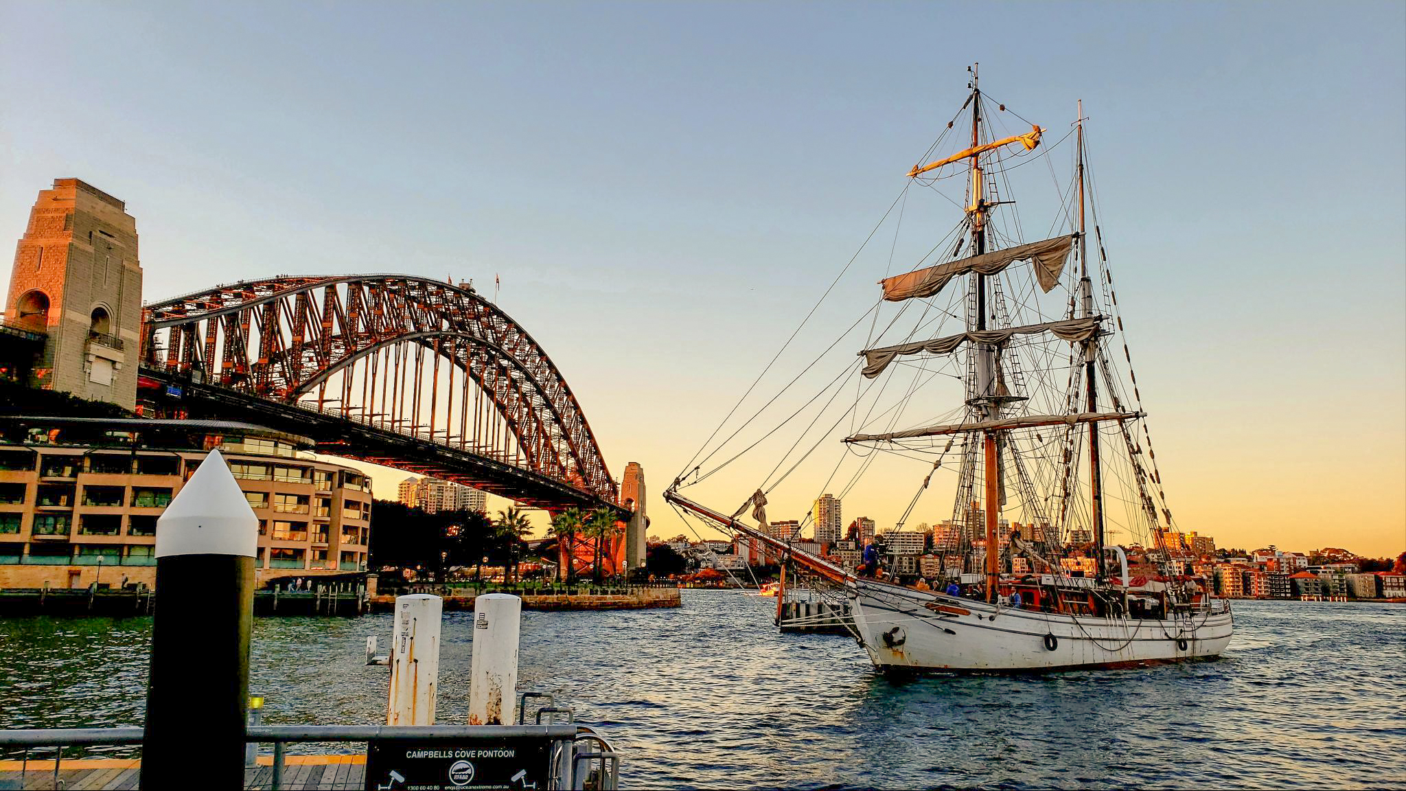 tall ship cruise sydney harbour