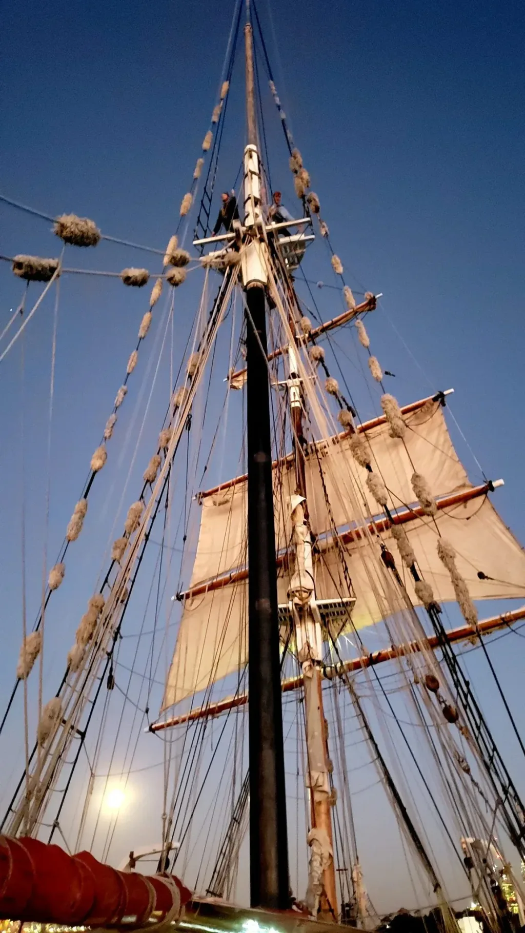 sydney tall ship mast climb top
