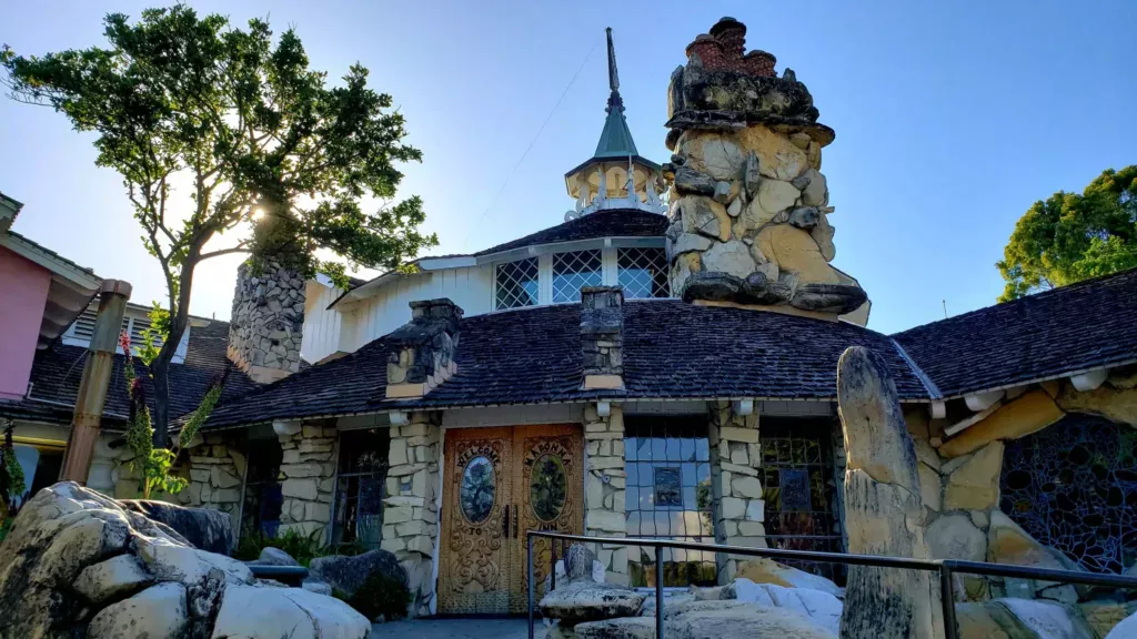 Madonna inn at sunset