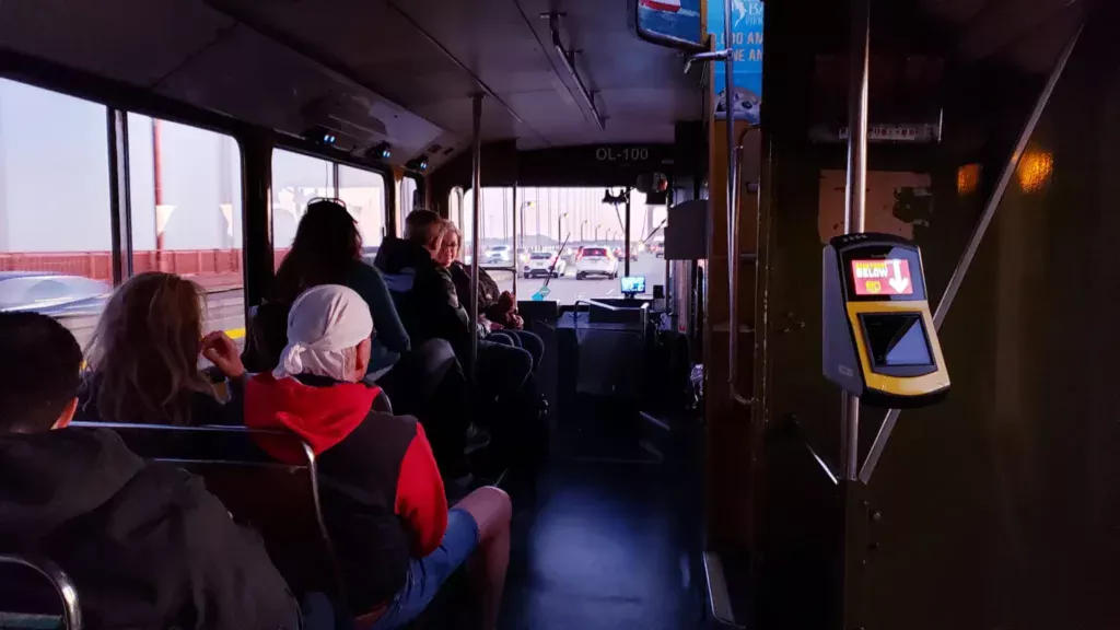 big bus hop on off san francisco inside