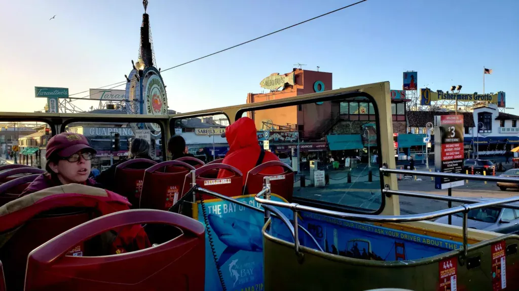 big bus hop on off san francisco warf