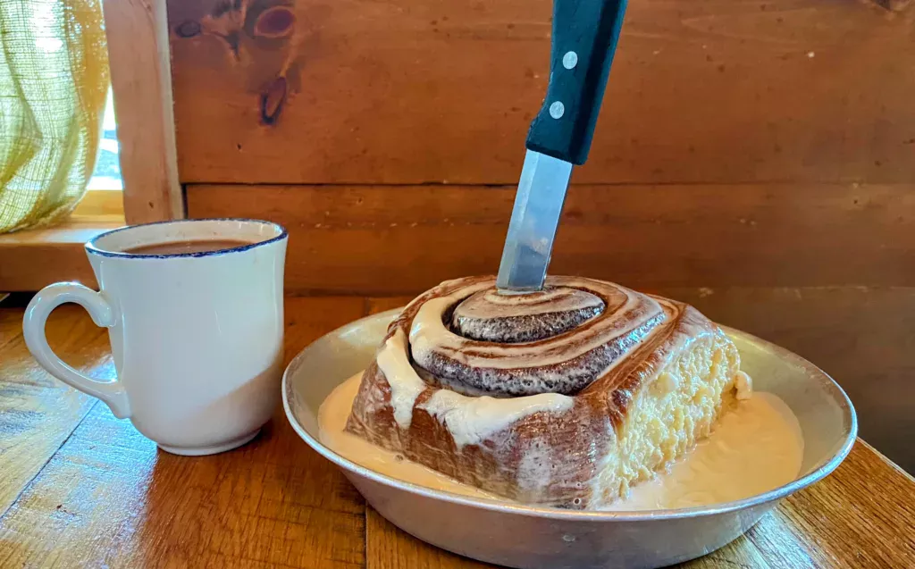 Farm-sized cinnamon roll