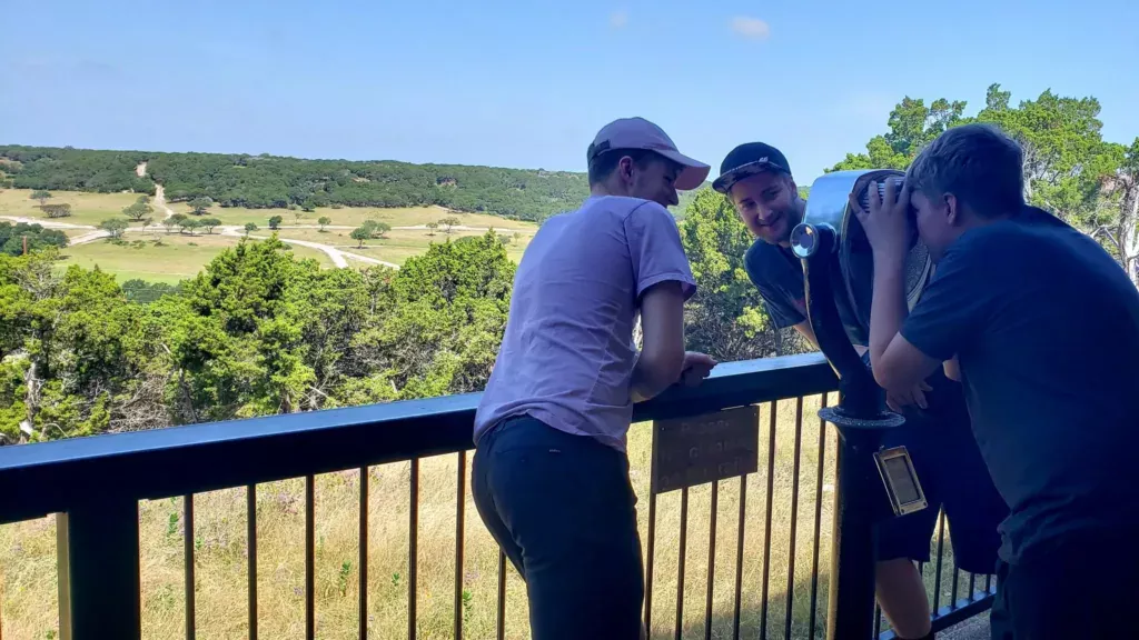 fossil rim wildlife center viewing platform bros