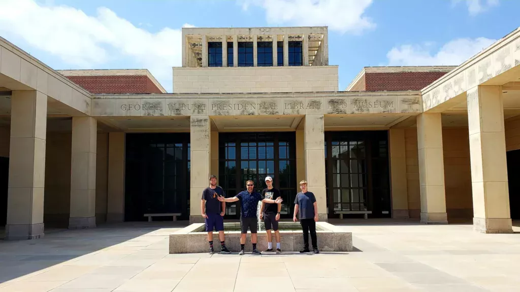 george w bush library entrance