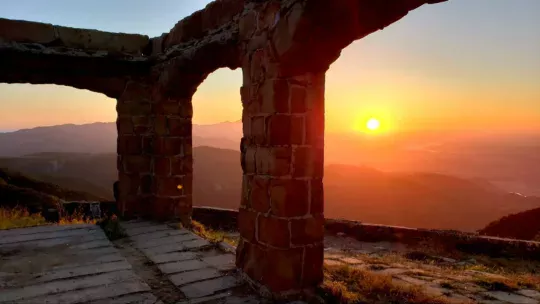 knapp castle ruins cover