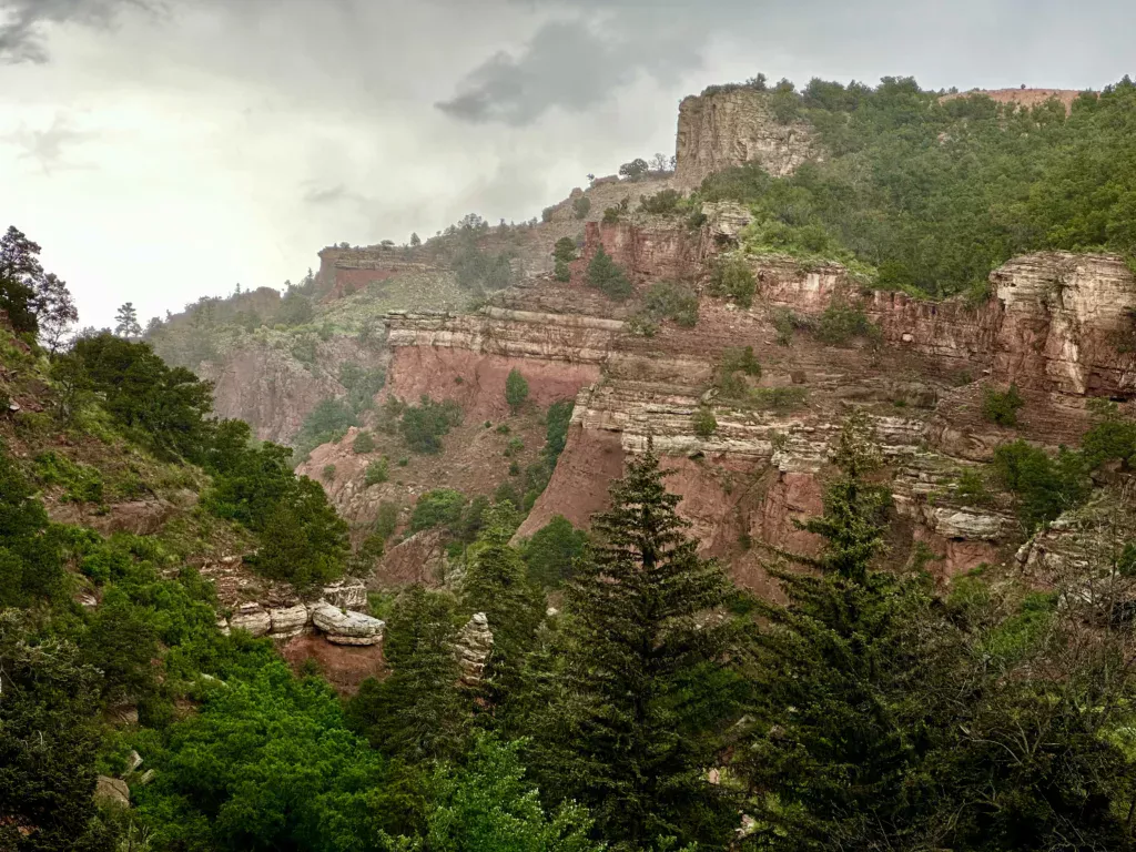 queens canyon view from glen eyrie