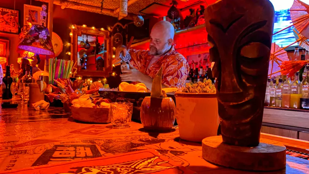 secret tiki temple bartender