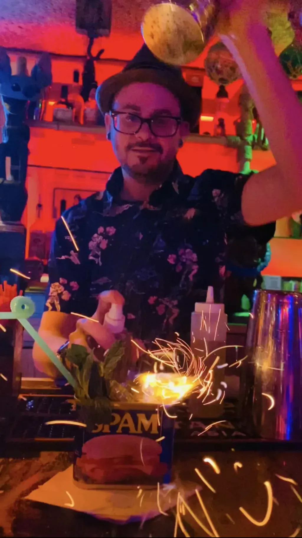 secret tiki temple bartender Mai tai spam can